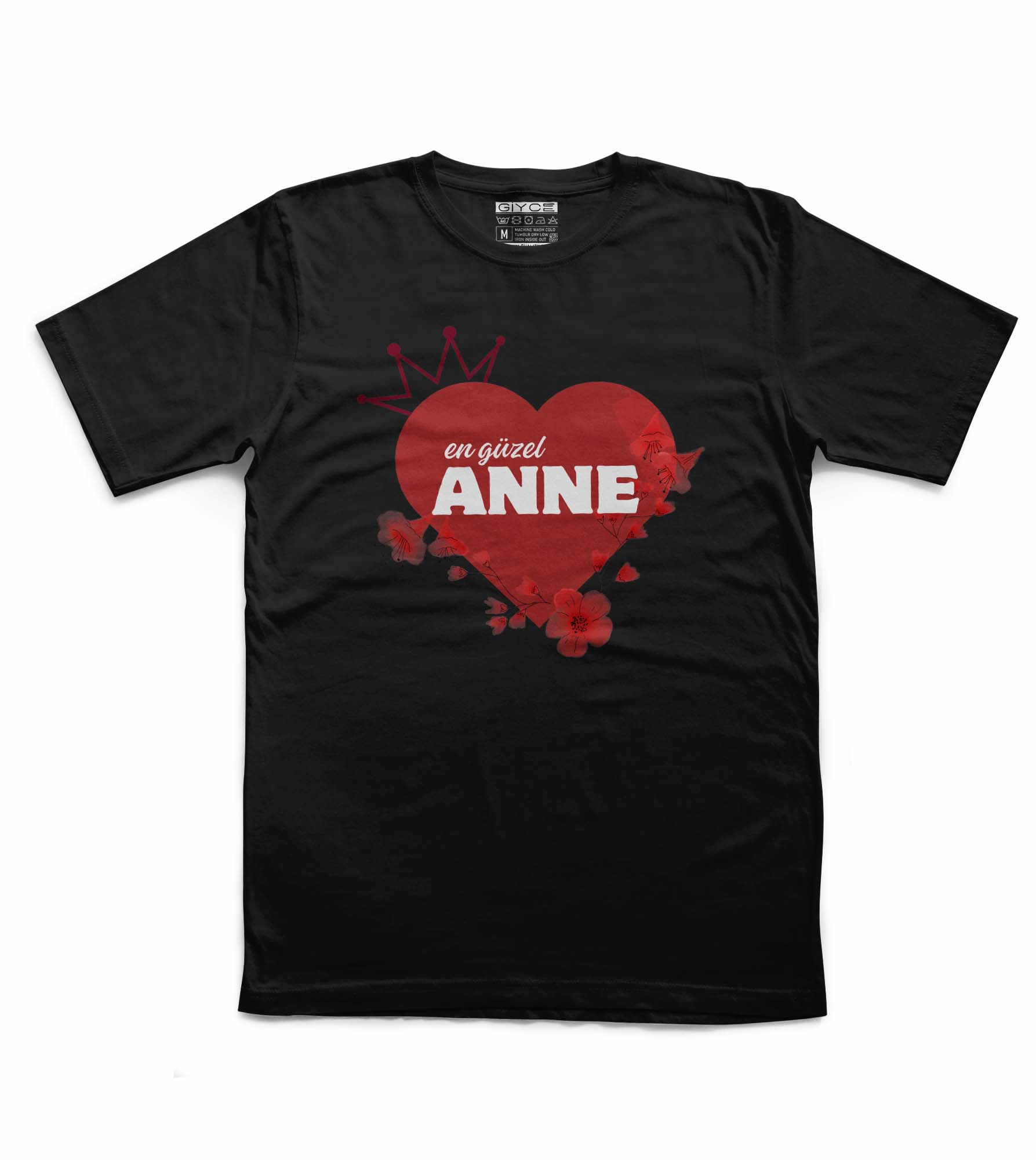 En Güzel Anne Unisex Siyah Tshirt