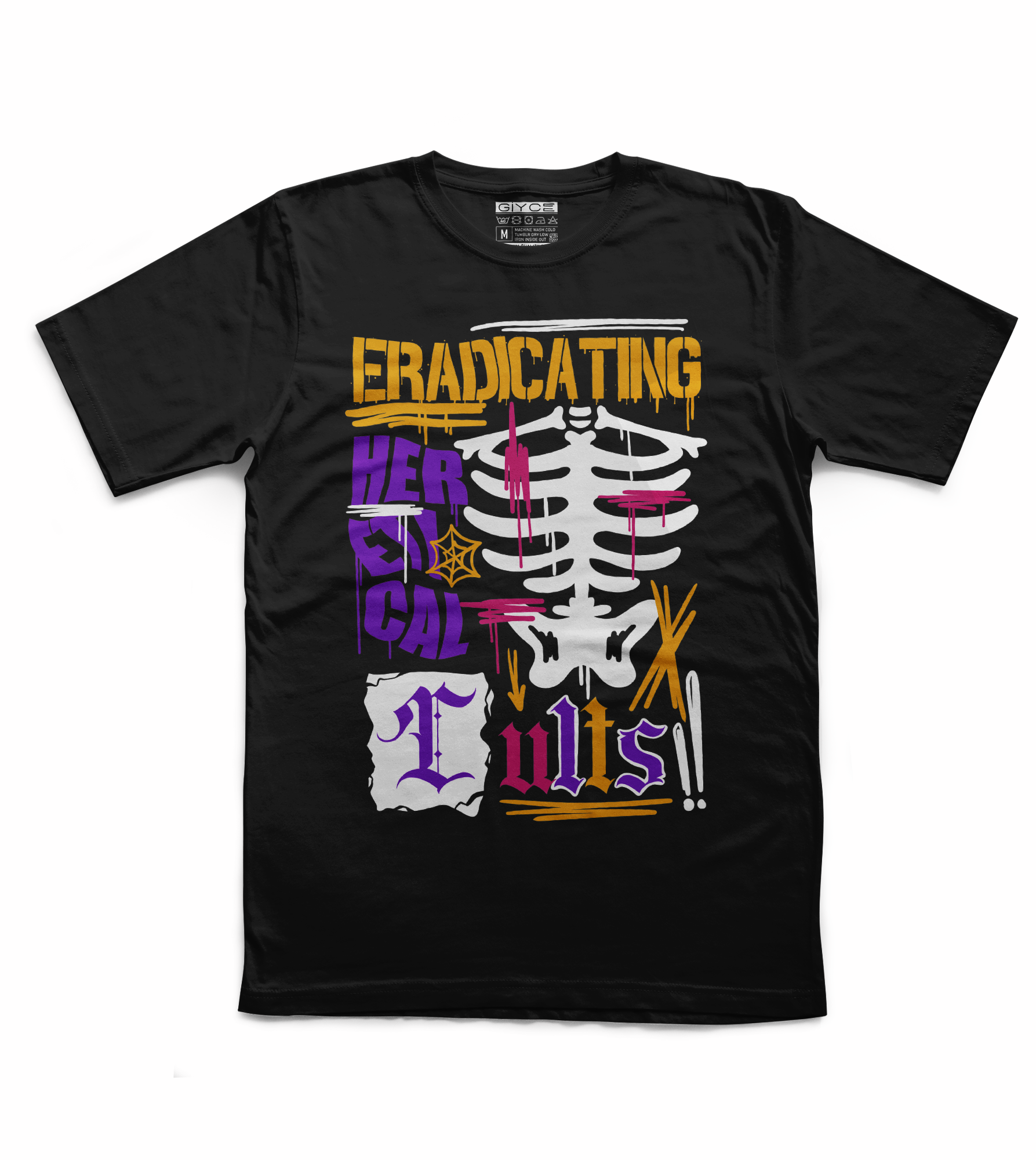 Eradicating Unisex Siyah Tshirt