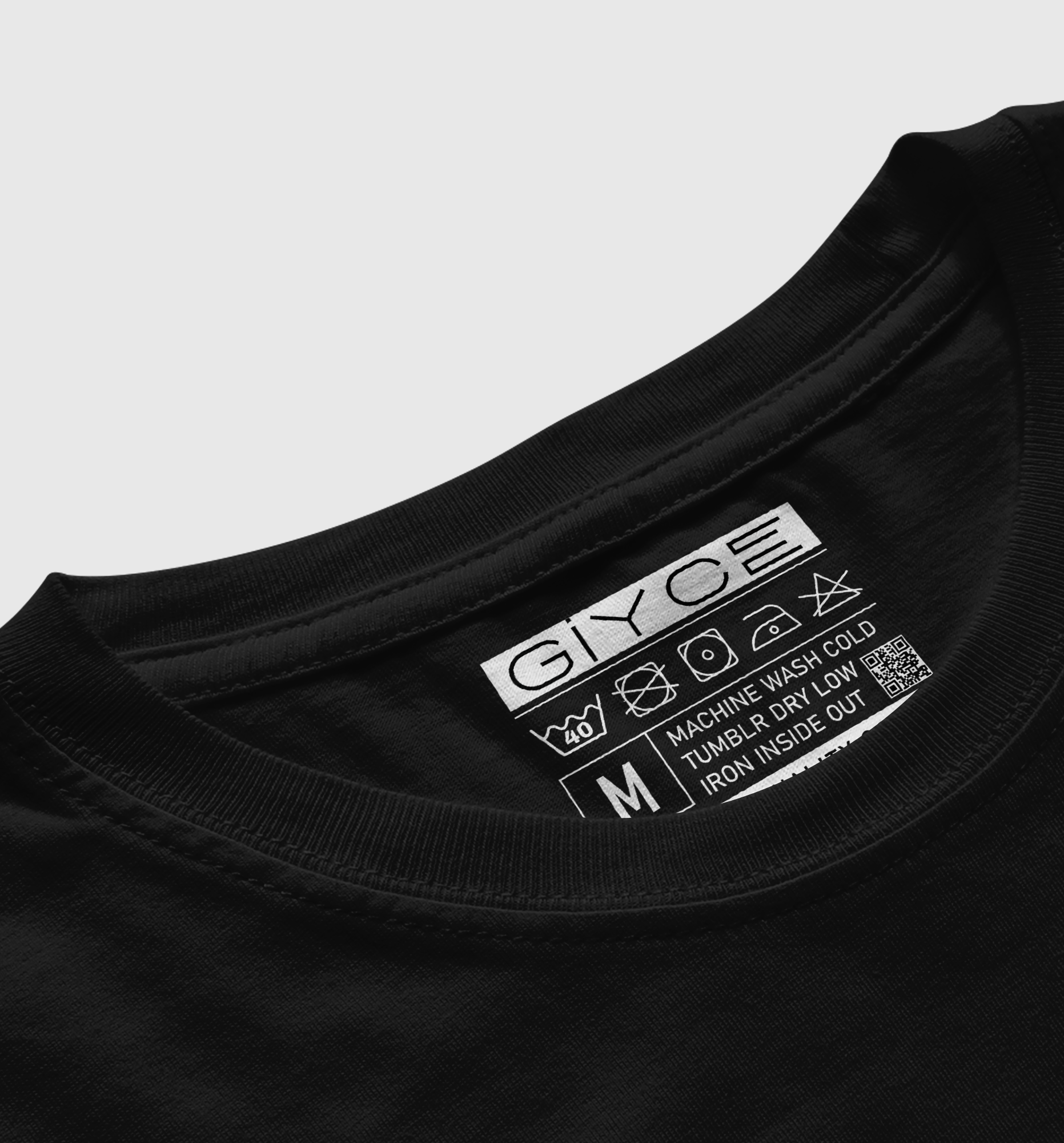 Giyce Anime Kız Unisex Siyah Tshirt