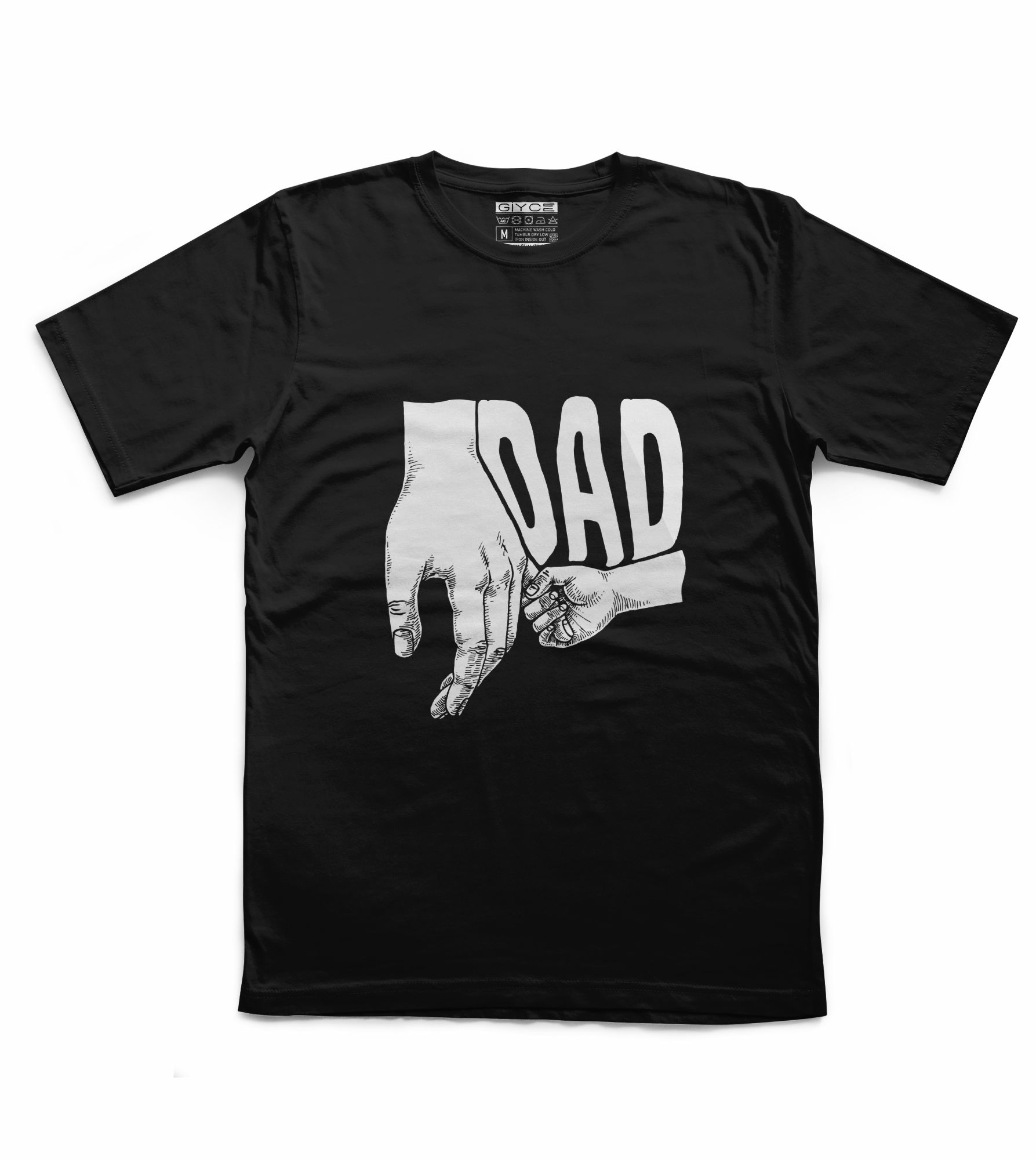 Baba Dad Unisex Siyah Tshirt
