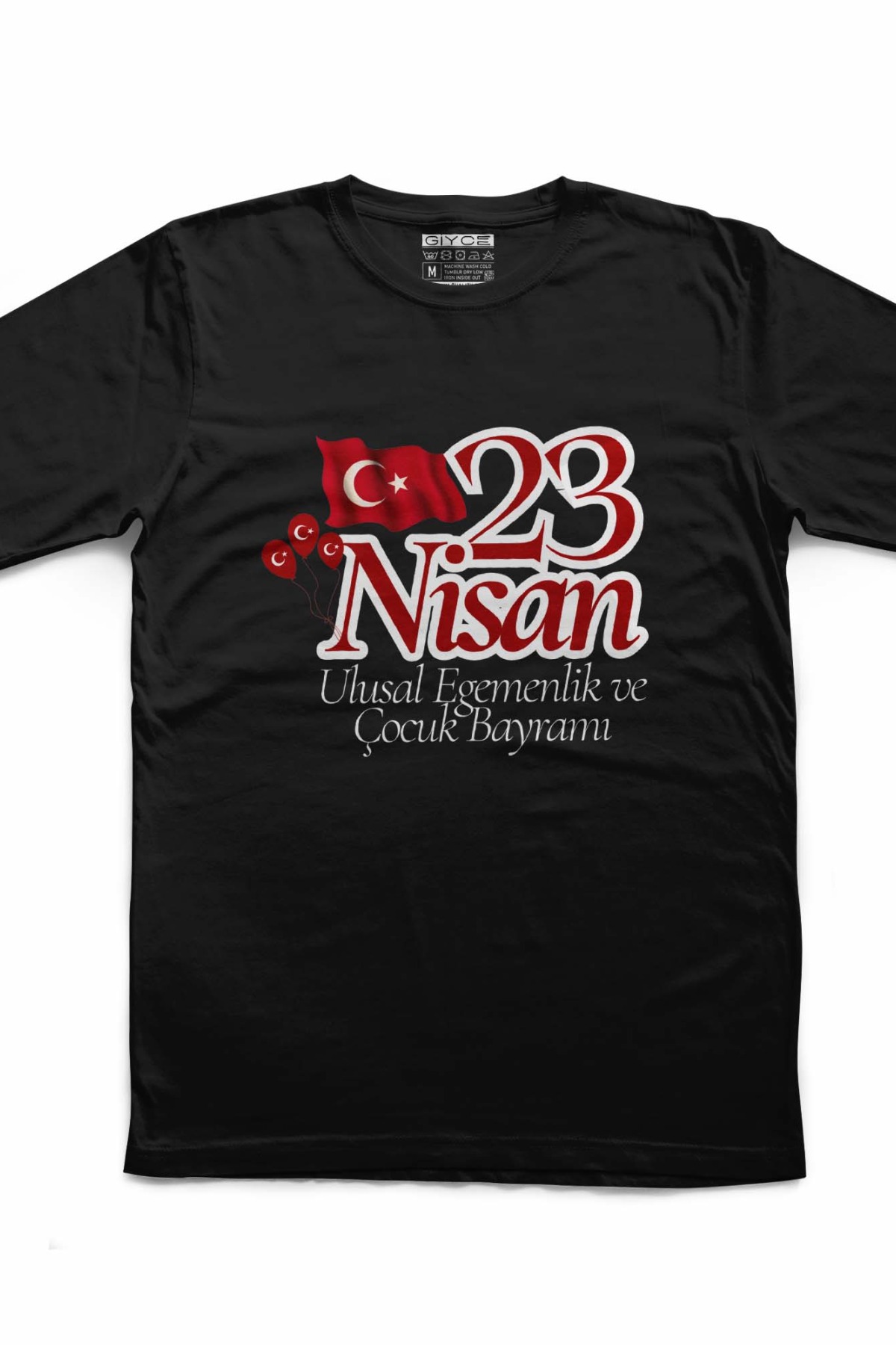 23 Nisan Unisex Siyah Tshirt
