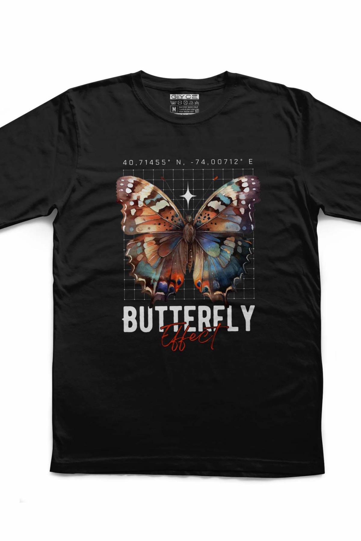  Butterfly Effect Unisex Siyah Tshirt